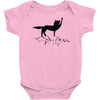 the coolest wolf moment ever Baby Bodysuit