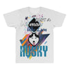 who loves husky All Over Men's T-shirt