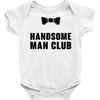 Handsome Man Club Bow Tie Baby Bodysuit