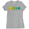 bazinga periodic table funny funny birthday present gift Ladies Fitted T-Shirt