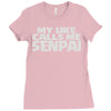 my uke calls me senpai Ladies Fitted T-Shirt