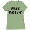 free ballin Ladies Fitted T-Shirt