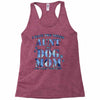 i have two tıtles aunt and dogmom an i rock them both flowers Racerback Tank