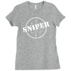 sniper fun Ladies Fitted T-Shirt