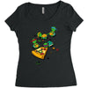pizza lover Women's Triblend Scoop T-shirt