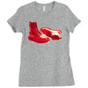 red skinhead bovver boots ideal birthday gift or present Ladies Fitted T-Shirt
