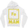 chemical element for iron man Zipper Hoodie
