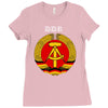 ddr logo blau Ladies Fitted T-Shirt
