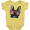 hipster pillows Baby Bodysuit