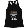 i love you and tacos Racerback Tank