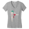 the hafather Women's V-Neck T-Shirt