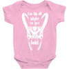 'i'm up all night to get loki' thor  avengers tom hiddleston funny Baby Bodysuit