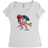 deadrex Women's Triblend Scoop T-shirt