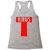 t virus gorillaz Racerback Tank