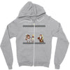 the holy grail is in another castle Zipper Hoodie