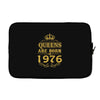 queens are born in 1976 Laptop sleeve