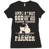 the 8th day god made farmers Ladies Fitted T-Shirt