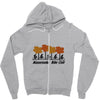 minnetonka bike club Zipper Hoodie