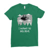 i want to believe in kang and kodos Ladies Fitted T-Shirt