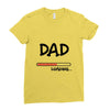 dad loading Ladies Fitted T-Shirt