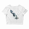 chance of scattered showers Crop Top