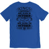 Real Kings Are Born On October 16 V-Neck Tee