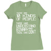 there are 10 kinds of people Ladies Fitted T-Shirt