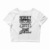 This Guy Is Taken By A Super Sexy June Girlfriend Crop Top