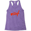 love vinyl Racerback Tank