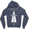 road autobahn Zipper Hoodie