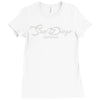 san diego ca Ladies Fitted T-Shirt
