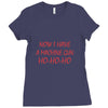 machine gun ho ho ho Ladies Fitted T-Shirt