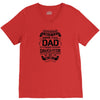 Super Cool Dad Of A Freaking Awesome Daughter V-Neck Tee