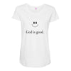 god is good Maternity Scoop Neck T-shirt