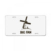big fan License Plate