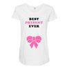 Best Present Ever Maternity Scoop Neck T-shirt