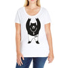 Black Bear Metal Ladies Curvy T-Shirt