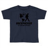 Backpacker Let's Explore The World Toddler T-shirt