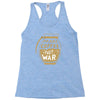 make coffee not war Racerback Tank