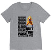 super saiyan quitting is not V-Neck Tee