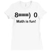 math is fun Ladies Fitted T-Shirt