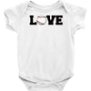 love baseball Baby Onesie