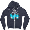 shit happens Zipper Hoodie