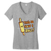 this İs how i roll Women's V-Neck T-Shirt