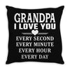 I Love You Grandpa Throw Pillow