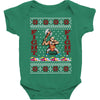 ugly sweater fight christmas t shirts Baby Bodysuit