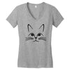 cat Women's V-Neck T-Shirt