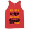 Son Is Super and I Am The Lucky One Because I Get To Be His Dad Tank Top