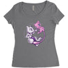 mew 2 Women's Triblend Scoop T-shirt