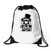 steampunk panda Drawstring Bags